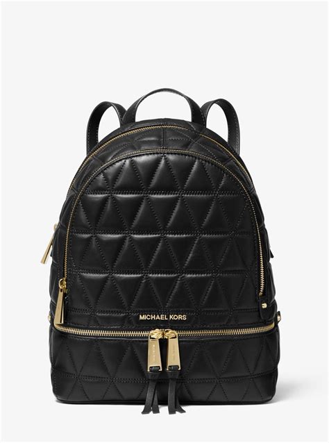 michael kors rhea quilted backpack